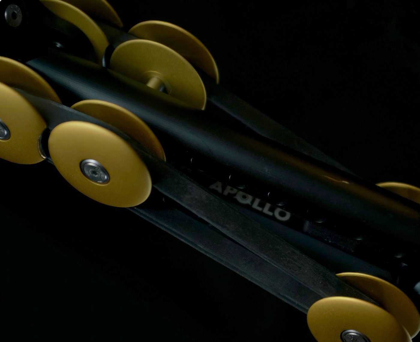 Rocketstabilizer Apollo 14 in yellow